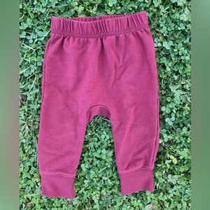 Cat & Jack Maroon Baby Harem Pants